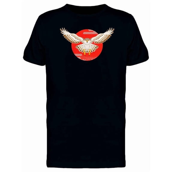 Flying Hawk Red Circle Tee Men's -Image by Shutterstock