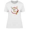 thumbnail image 1 of Flying Hawk With Ribbon T-Shirt Women -Image by Shutterstock, Female x-Large, 1 of 2