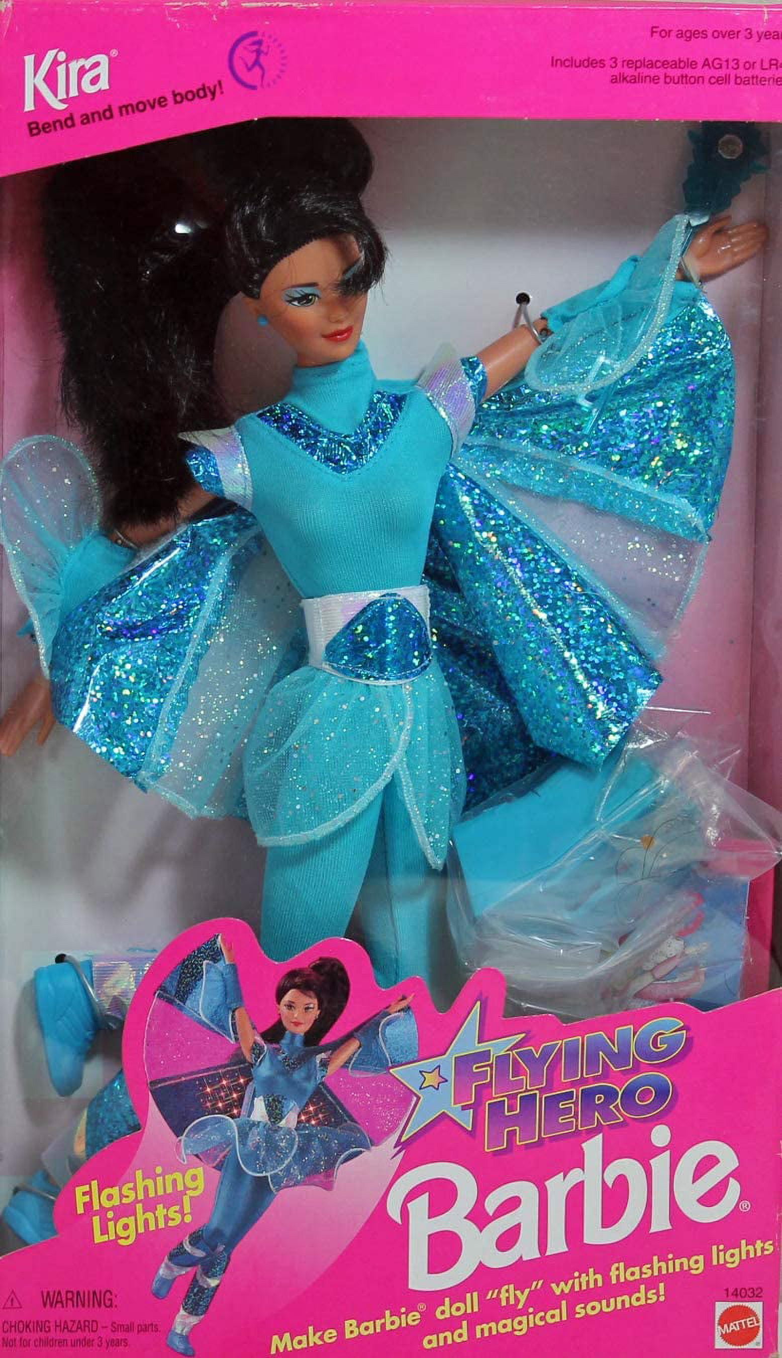 Flying Hero Barbie Kira Doll W Lights Sounds 1995 Walmart