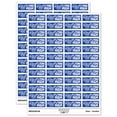 thumbnail image 1 of Flying High Airplane Teacher Student School Sticker Set - Dark Blue - Matte Finish - 1.25" Mini, 1 of 7