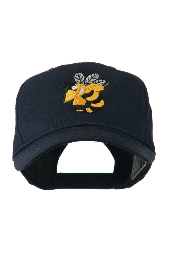 Flying Hornet Mascot Embroidered Cap - Navy OSFM