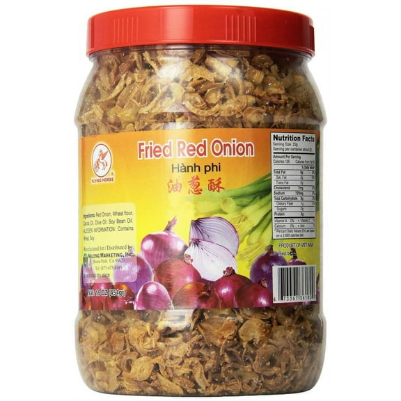 Flying Horse Fried Red Onion, 16 oz