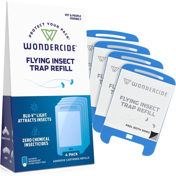 - Flying Insect Fly Light Trap Cartridge Refills - No Device - Indoor ...
