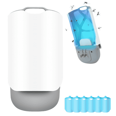 Flying Insect Trap for Indoors, Plug-in Fruit Fly Trap Catcher, Adjustable Lighting Bug Zapper for House Flies, Mosquitoes, Fruit Flies, Gnants, and Mosquitos, Office (Include 6 Refills)