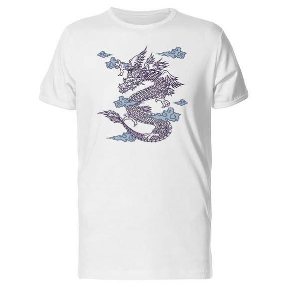 Flying Japanese Dragon T-Shirt Men -Image by Shutterstock, Male Large