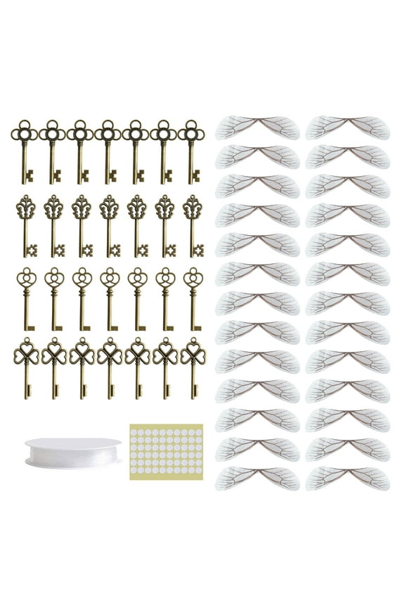 Flying Keys Exquisite Vintage Skeleton Keys for DIY Crafts Jewelry Making