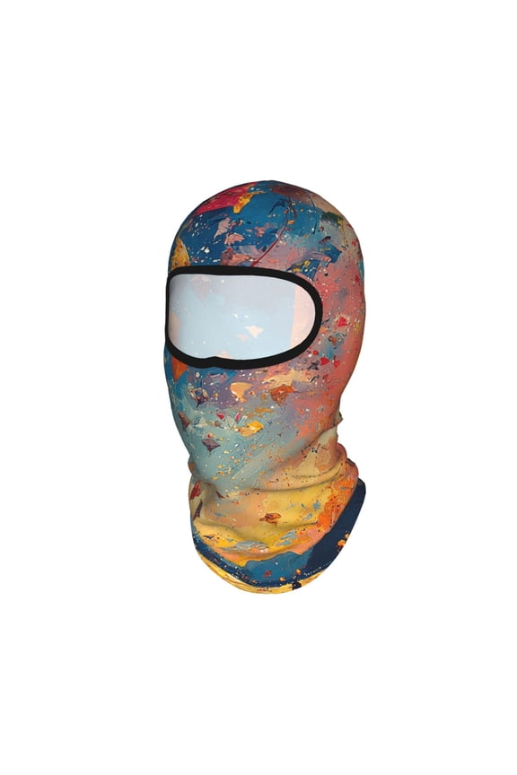 Flying Kites Psychedelic Unisex Balaclava Ski Mask Full Face Cover for Cold Weather & UV Protection, Breathable Cooling Helmet Liner