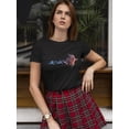 thumbnail image 1 of Flying Macaw & Smoke Art T-Shirt Women -Image by Shutterstock, Female Large, 1 of 4