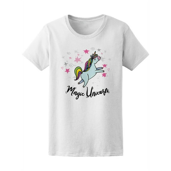 Flying Magic Unicorn T-Shirt Women -Image by Shutterstock, Female x-Large