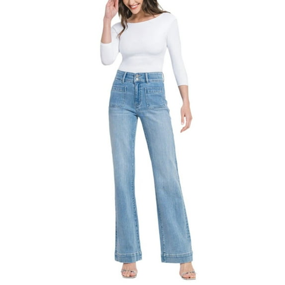 Flying Monkey - 90's Vintage Super High Rise Flare Jeans - F5655
