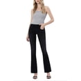 thumbnail image 1 of Flying Monkey - Mid-Rise Bootcut Jeans in Sleek Vintage Black (32" Inseam) - F5291, 1 of 10