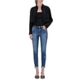 thumbnail image 1 of Flying Monkey - High Rise Distressed Skinny Jeans with Frayed Hem (27.25" Inseam) - F5238, 1 of 9