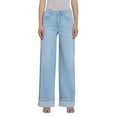 thumbnail image 1 of Flying Monkey - Super High Rise Cuffed Baggy Wide Jeans - F5796, 1 of 9