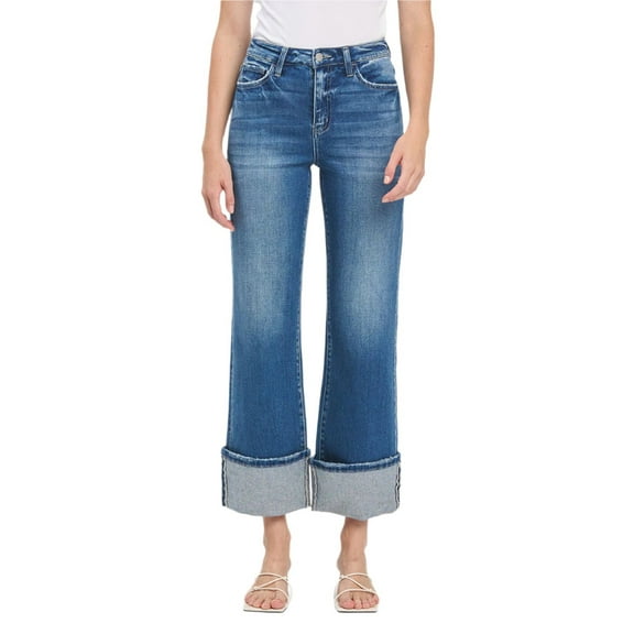 Flying Monkey - Independent Studies High Rise Straight Leg Jeans - F4232