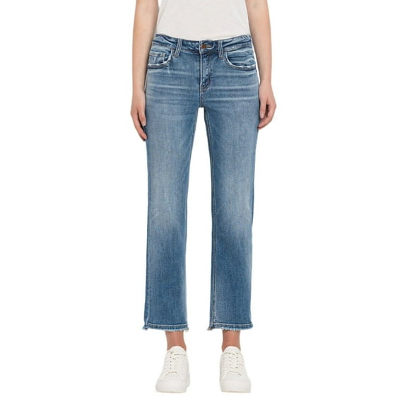 Flying Monkey - Mid Rise Crop Straight Jean - F5221