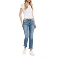 thumbnail image 1 of Flying Monkey - Quince Mid Rise Distressed Hem Ankle Bootcut Jeans (28" Inseam) - F5011, 1 of 9