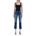 thumbnail image 1 of Flying Monkey - Stunned Low Rise Slim Straight Jeans with Uneven Raw Hem (27" Inseam) - F5340, 1 of 9