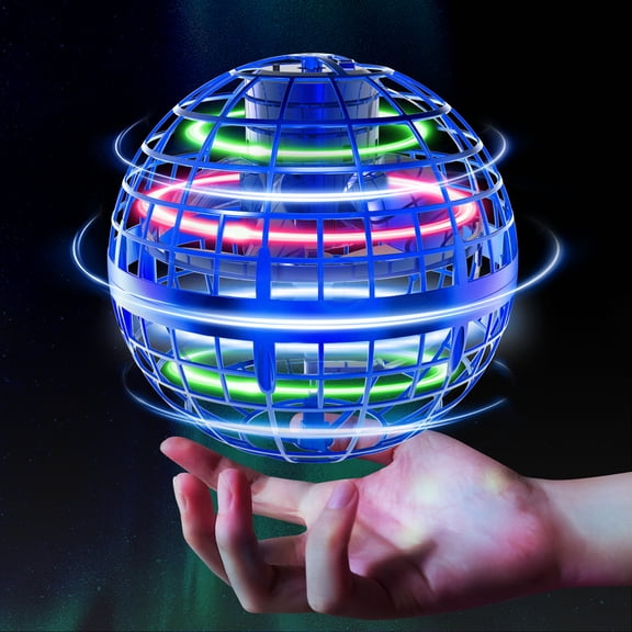 Flying Orb Ball 2026, Hand Controlled Hover Drone & Boomerang Toy, Mini Flying Spinner for Kids Ages 6-12, Cool Outdoor Birthday Gift for Boys and Girls