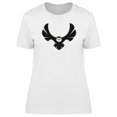 thumbnail image 1 of Flying Owl Minimal Art T-Shirt Women -Image by Shutterstock, Female XX-Large, 1 of 2