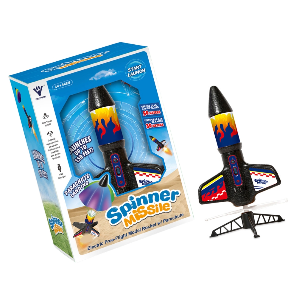Juguete de Paracaídas Volador con Tema de Nave Espacial para Juego Familiar, Set para Exterior, Juguete Motorizado de Nave Espacial Voladora para Exterior