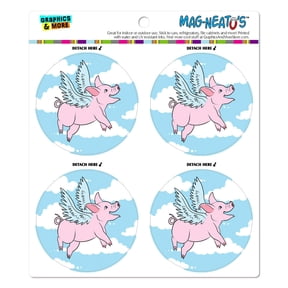 Flying Pig MAG-NEATO'S(TM) Car/Refrigerator Magnet Set