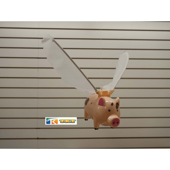Flying Pig with Flapping Wings