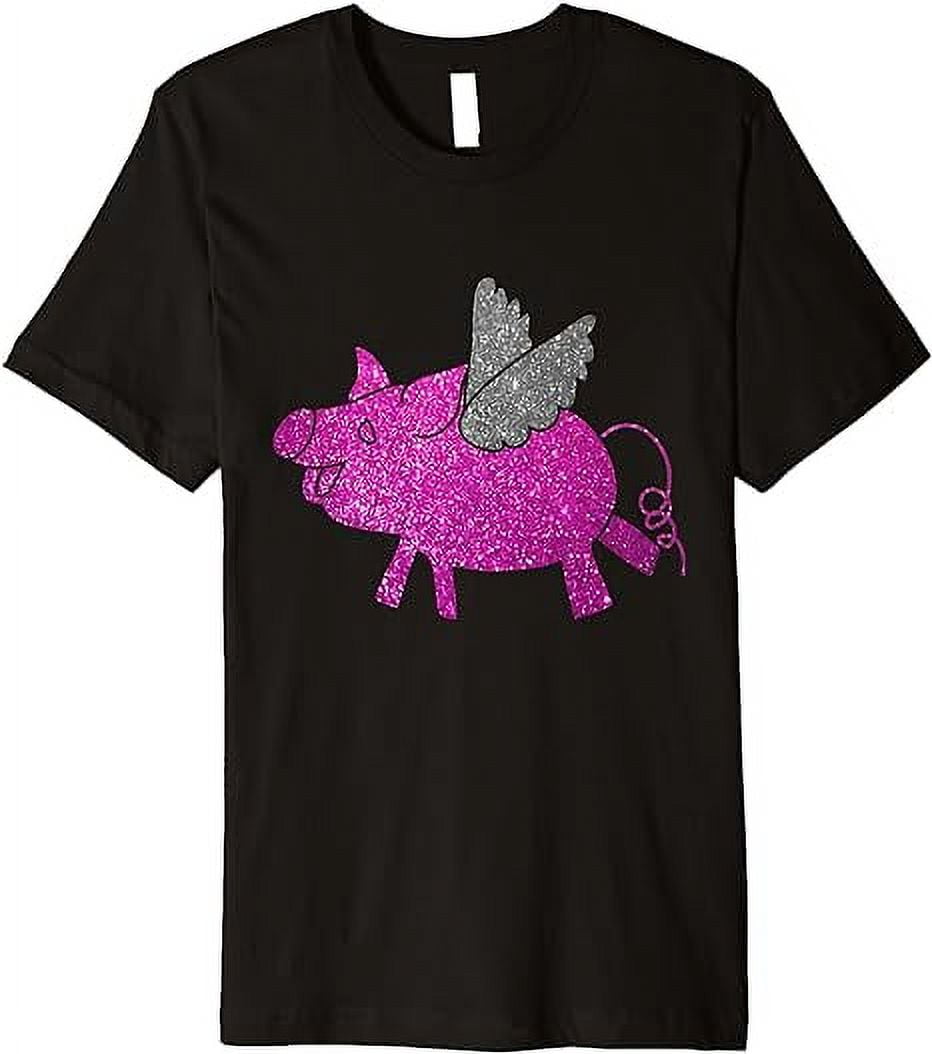 Flying Pigs Shirt - Pig Tee When Pigs Fly TShirt Piglet - Walmart.com