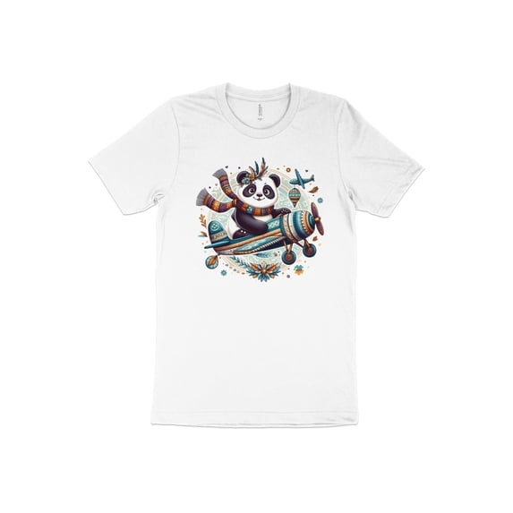 Flying Pilot Panda Bear Animal Plane Airplane Aviation Gift T-Shirt Mens Womens Kids Panda Birthday Holiday Present Men Women Kids Tshirt