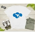 thumbnail image 1 of Flying Plane Airplane Aircraft Airliner Jet Blue Cloud T-Shirt Plane Lover Gift T Shirt for Men Women Kids Boys Girls Graphic Tshirt, 1 of 7
