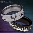 thumbnail image 1 of Flying Raven Tungsten Carbide Ring, 1 of 9