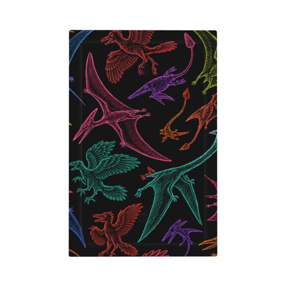 Flying Reptiles Fossil Doodle No Device Blank Wall Plate 1 Gang Decorative Electrical Outlet Light Switch Cover Switchplate