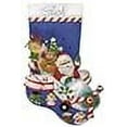 thumbnail image 1 of Flying Santa Stocking Felt Applique Kit, 18" Long, 1 of 2