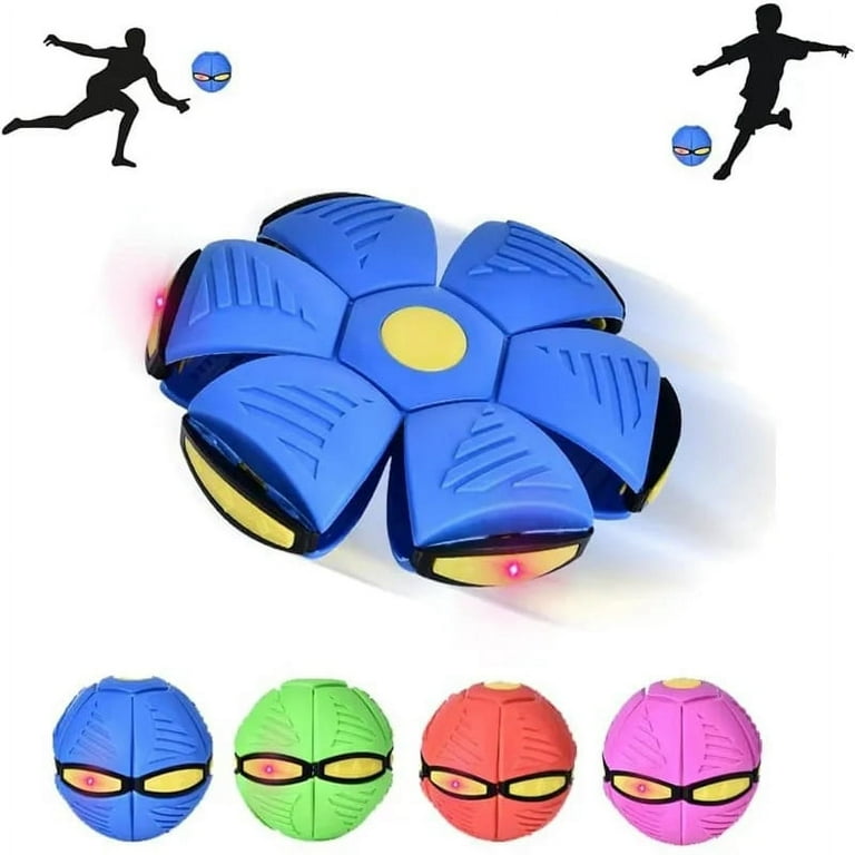 Flying Saucer Ball Magic Deformation UFO with Led Light Flying Toys Decompression Outdoor Fun Toys for Boys Girls Kids Gift Walmart