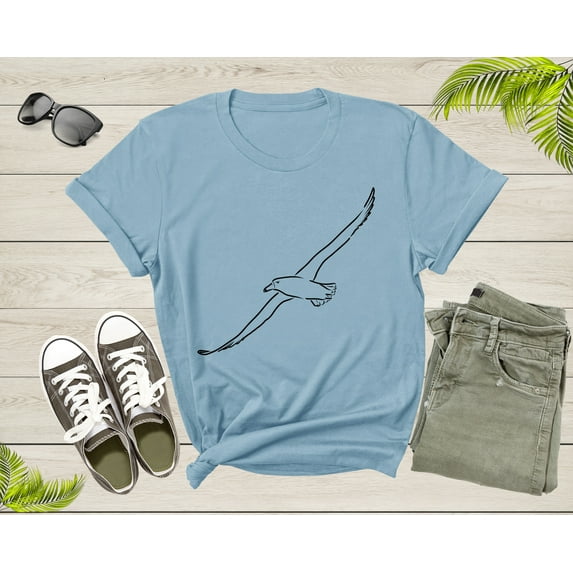 Flying Soaring Wandering Albatross Bird Lover Gift Shirt For Men Women Kids Boys Girls Cool Albatross Graphic Print Birdwatcher Tshirt