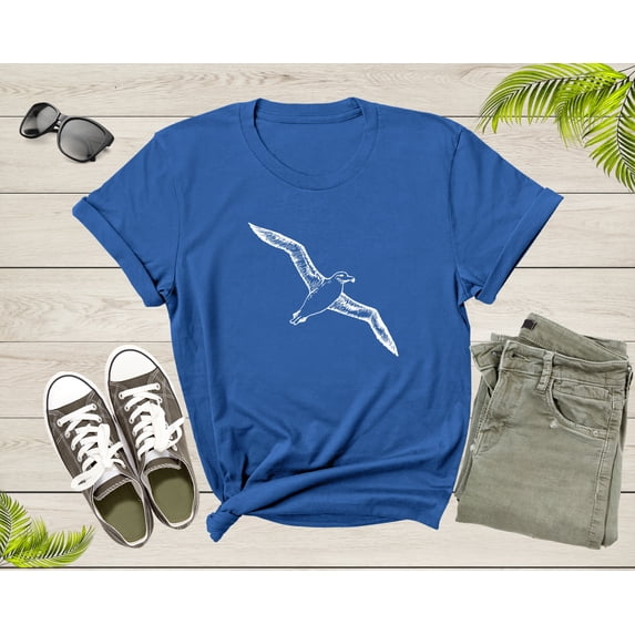 Flying Soaring Wandering Albatross Bird Lover Gift Shirt For Men Women Kids Boys Girls Cool Albatross Graphic Print Birdwatcher Tshirt