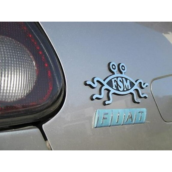 Flying Spaghetti Monster Car Emblem
