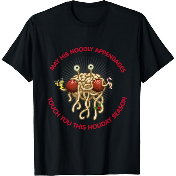 Flying Spaghetti Monster Holiday Gift T-Shirt mens t shirt,black,women,funny,misfits,men,journey