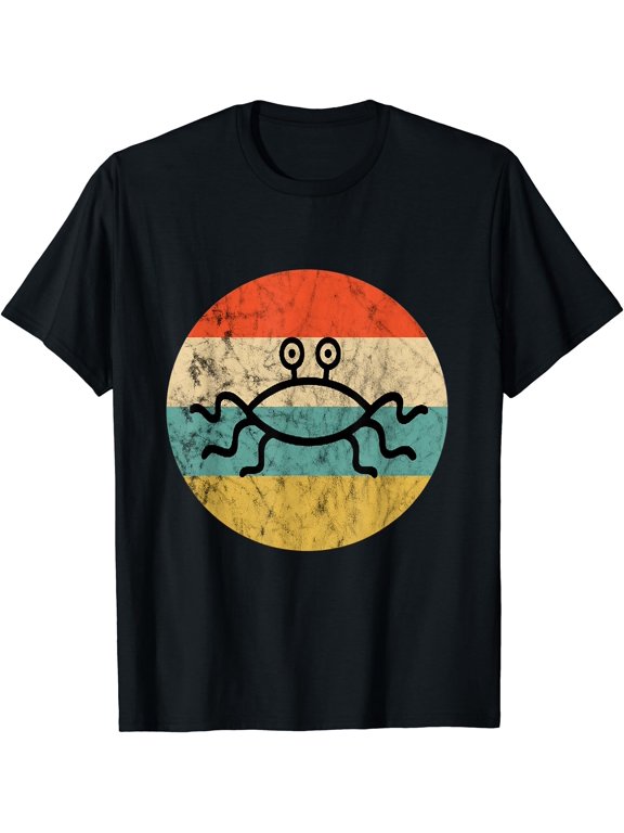 Flying Spaghetti Monster Pastafari Retro Sunset Church Fsm T-Shirt