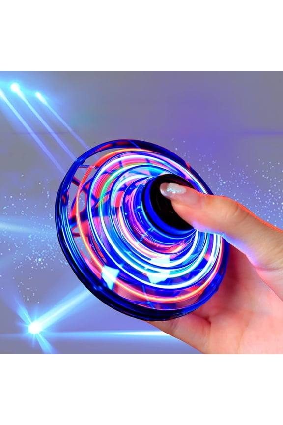 Flying Spinner Mini Drone Hand Operated, Mini Flying Ball Toys, Upgraded Flying Fidget with 360 Fly Rotating for Girls Boys Adults,Cool Fly UFO Magic Flying Orb Indoor Outdoor Christmas Birthday Gift