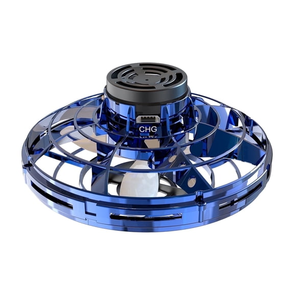 Flying Spinner Toy, Hand Controlled Boomerang Orb with RGB Lights, USB Rechargeable Hover Ball Flying Fidget Spinner UFO Toys Gift for Kids Adults