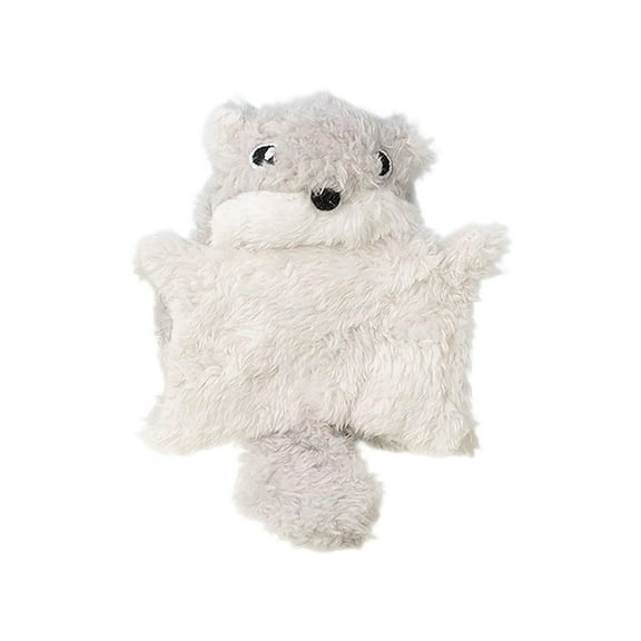 Flying Squirrel Cat Dog Toy With Rattle Inside Interactive Sounding Stuffed Playful Puppy Squeaky Soft Plushie