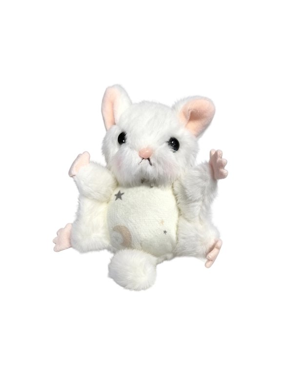 Flying Squirrel Plush Keychain Pendant, Cute Stuffed Animal Bag Charm 4.7 Inch (approx. 12 cm), Soft Backpack Clip, Kawaii Keyring Accessory & Aesthetic Car Mirror Hanging Ornament for Girls