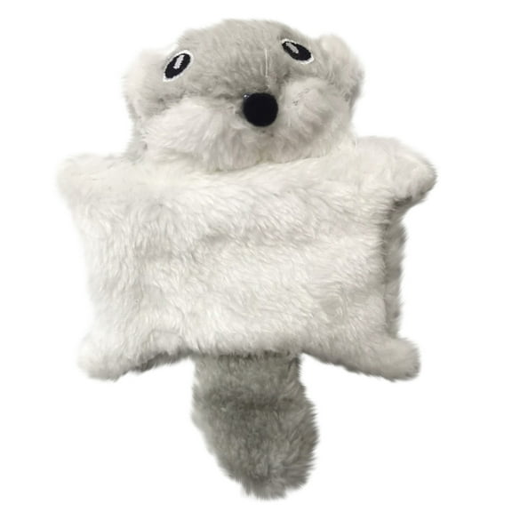 Flying Squirrel Plush Squeaky Dog Toy, Soft Stuffed Chew Toy for Small Dogs, Interactive Boredom Relief, 6.1 x 4.5 Inches