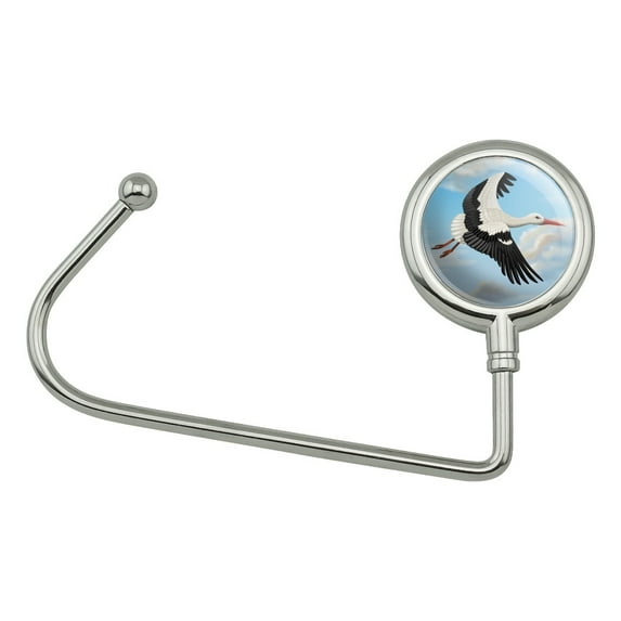 Flying Stork Purse Bag Hanger Holder Hook