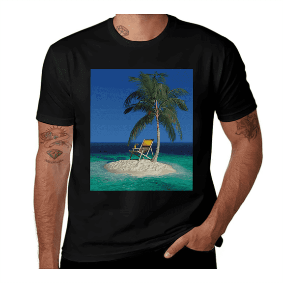 Flying Summer Elves-Fantasy World-Sky Blue-Multicolor- Casual Streetwea Everyday Tshirt Comfortable Wear tee shirt