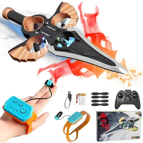 Flying Sword RC Glider, RC Controlled with Autopilot & Gyro Stabilizer, 3-Speed Control, Easy to Fly Remote Control Plane for Teens & Adults