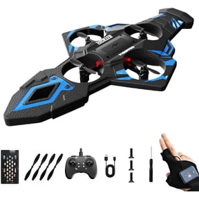 Flying Sword Rc Glider, Remote Control Flying Sword with Autopilot & Gyro Stabilizer, 3-Speed Control, Gift for Adults or Teens (B-Blue)