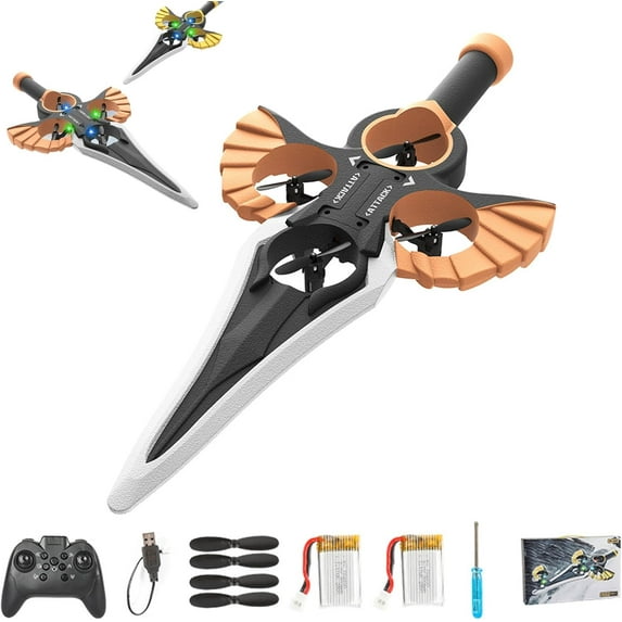 Flying Sword Rc Glider, Remote Flying Sword, Stunt Remote-Controlled, 3-Speed Control, Lightweight Easy to Fly Rc Glider, Drop-Resistant Material, Gift for Adults or Teens