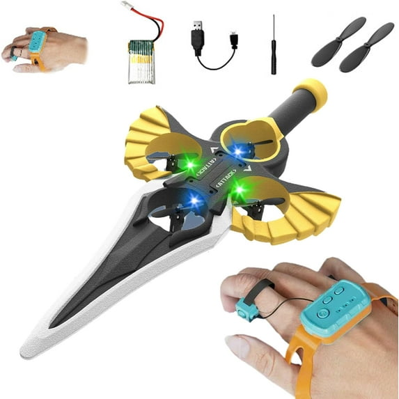 Flying Sword Rc Glider, Remote Flying Sword, Stunt Remote-Controlled, 3-Speed Control, Lightweight Easy to Fly Rc Glider, Drop-Resistant Material, Gift for Adults or Teens