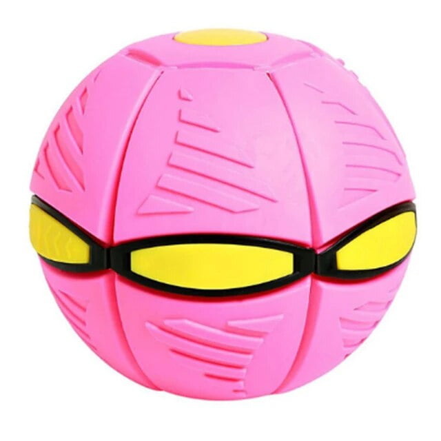 Flying UFO Flat Throw Disc Ball Without LED Light Magic Ball Toy Kid